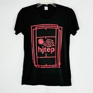 Sport Tek Graphic Tee Women’s XS Short Sleeve Crew-neck black T-shirt